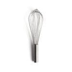 Large whisk over a white background.